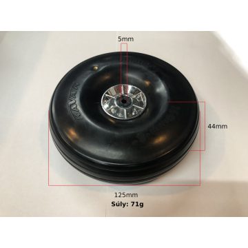 Kavan Felfújható 125mm-es gumikerék 2db (1pár)