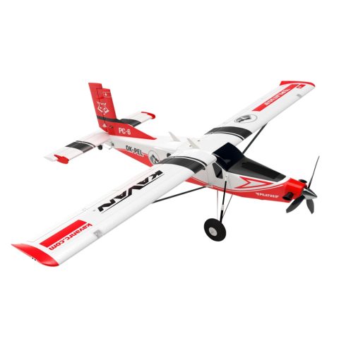 KAVAN Pilatus PC-6 Porter 1500mm PNP Szett, Piros.