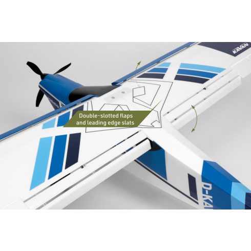 KAVAN Norden 1600mm PNP Szett, Kék.