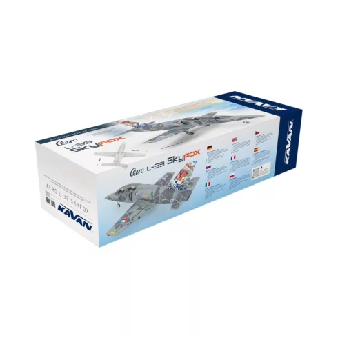 KAVAN L-39 Skyfox Jet, 1088mm PNP szett, szürke. A Cseh, Magyar és Vietnami Légierő Jet, Rc modell változat!