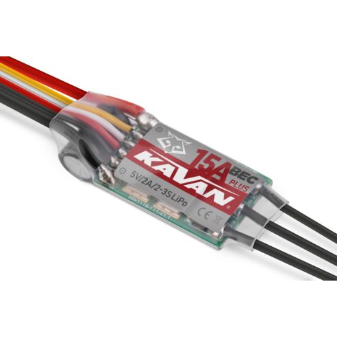 KAVAN R-15B Plus 15A-es Szabályozó Hátramenet Funkcióval (5V/2A BEC)