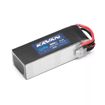   KAVAN 6s (22,2V) 8000mAh 30/60C Lipó Akkumulátor, Tápcsatlakozót nem tartalmaz !!!