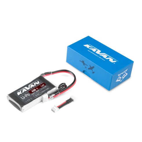 KAVAN Lipó Akkumulátor, 450mAh/7,4V 30/60C Air pack, Tápcsatlakozó nélkül !!!