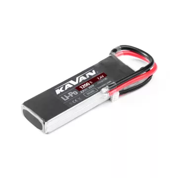   KAVAN Lipó Akkumulátor, 1200mAh/7,4V 30/60C Air pack, Tápcsatlakozó nélkül !!!