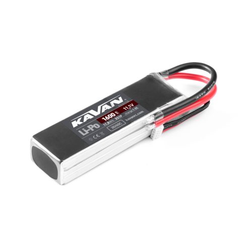 KAVAN Lipó Akkumulátor, 1600mAh/3s (11,1V) 30/60C Air pack, Tápcsatlakozót nem tartalmaz !!!