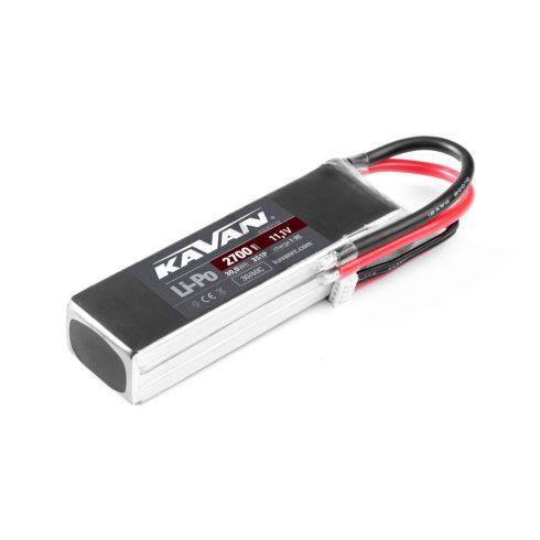 KAVAN LiPó Akkumulátot 2700mAh/3s (11,1V), 30/60C, Tápcsatlakozót nem tartalmaz !!!