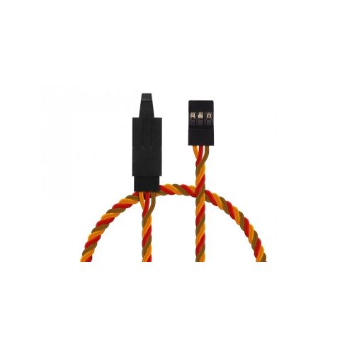 KAVAN sodrott szervó toldókábel, Biztosító füllel, 30cm, AWG23 0,25mm2 (PVC)