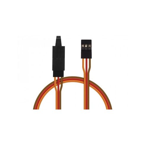 KAVAN szervó toldókábel, Biztosító füllel, 15cm, AWG23 0,25mm2 (PVC)