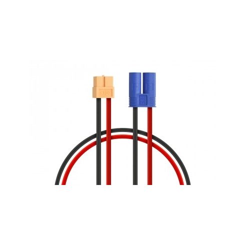 Kavan XT60 Töltőkábel EC5 csatlakozóval. 25cm, 14 AWG.