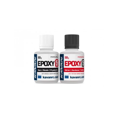 Kavan 5 perces Epoxy 2 komponesű ragasztó, 2x50g.