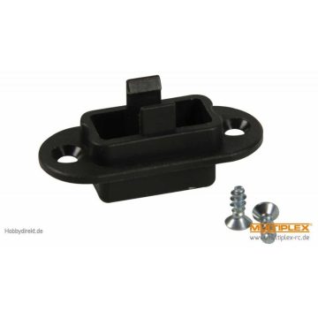   Multiplex beépítőkeret biztonsági fülekkel, 6 pólusú csatlakozóhoz (1db)