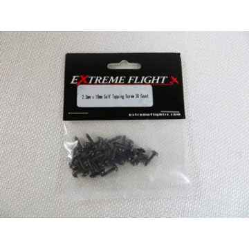   Extreme Flight Rögzítő Imbusz Csavar 2,3x10mm, Fekete (30db)