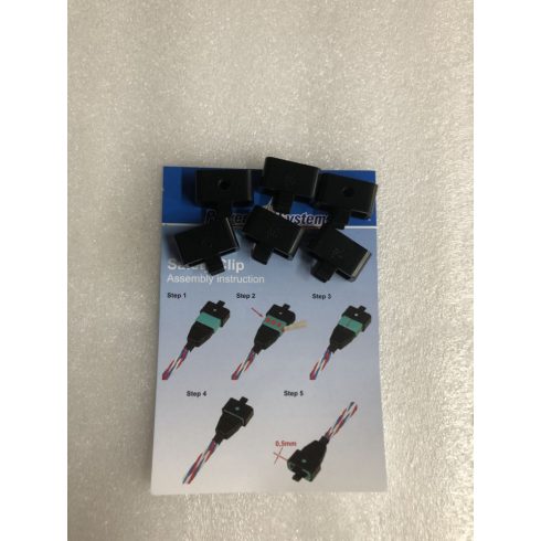 Powerbox lengő ház biztonsági fülekkel(1db) (6 pólusú MPX csatlakozóhoz)