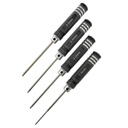Ultimate Racing 4db-os Imbusz csavarhúzó szett, 1,5mm, 2mm, 2,5mm, 3mm