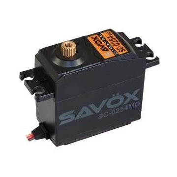   Savox SC-0254MG Plus Digital Fémfogas Szervo (0,14sec, 7,2kg/6V)