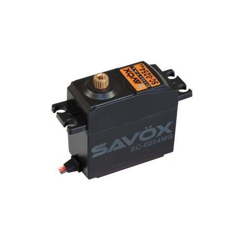 Savox SC-0254MG Plus Digital Fémfogas Szervo (0,14sec, 7,2kg/6V)