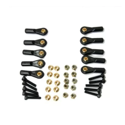 Secraft Gömbcsukló M3 csavarokkal, M3 tolórúd csatlakozóvéggel (10db)