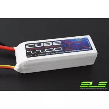   SLS X-CUBE 2200mAh 3S 11,1V 30C/60C Lipó Akkumulátor, XT60 csatlakozó.