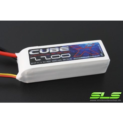 SLS X-CUBE 2200mAh 3S 11,1V 30C/60C Lipó Akkumulátor, XT60 csatlakozó.