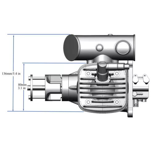 Stinger 63Pro Motor Gyújtással, Normál kipufogóval. (Hamarosan elérhető!)