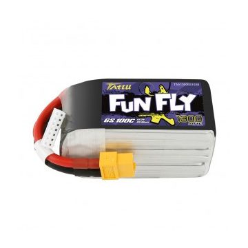   Gens Ace Tattu Funfly 1300mAh 6s (22.2V) 100/200C Lipó Akkumulátor, XT60 csatlakozó.