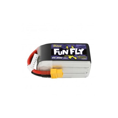 Gens Ace Tattu Funfly 1300mAh 6s (22.2V) 100/200C Lipó Akkumulátor, XT60 csatlakozó.