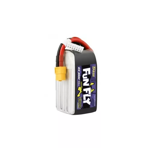 Gens Ace Tattu Funfly 1300mAh 6s (22.2V) 100/200C Lipó Akkumulátor, XT60 csatlakozó.