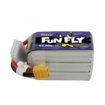   Gens Ace Tattu Funfly 1550mAh 6s (22.2V) 100/200C Lipó Akkumulátor, XT60 csatlakozó.