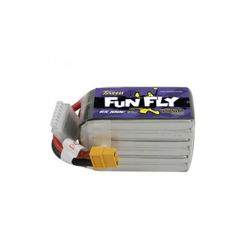 Gens Ace Tattu Funfly 1550mAh 6s (22.2V) 100/200C Lipó Akkumulátor, XT60 csatlakozó.