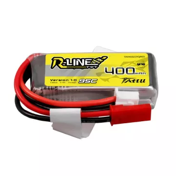   Gens Ace Tattu R-Line 400mAh 2s (7.4V) 95/190C Lipó Akkumulátor, JST-SYP csatlakozó.