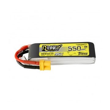   Gens Ace Tattu R-Line 550mAh 2s (7.4V) 95/190C Lipó Akkumulátor, XT30 csatlakozó.