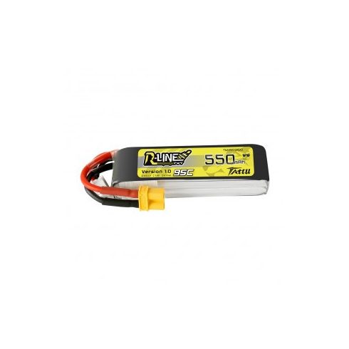 Gens Ace Tattu R-Line 550mAh 2s (7.4V) 95/190C Lipó Akkumulátor, XT30 csatlakozó.