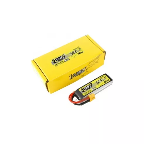 Gens Ace Tattu R-Line 550mAh 2s (7.4V) 95/190C Lipó Akkumulátor, XT30 csatlakozó.