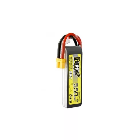 Gens Ace Tattu R-Line 550mAh 2s (7.4V) 95/190C Lipó Akkumulátor, XT30 csatlakozó.