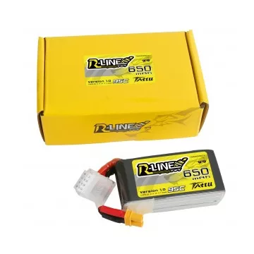   Gens Ace Tattu R-Line Lipó Akkumulátor 650mAh 3s (11,1V) 95/190C, XT30 csatlakozó.