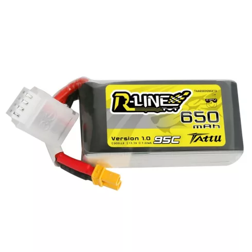 Gens Ace Tattu R-Line Lipó Akkumulátor 650mAh 3s (11,1V) 95/190C, XT30 csatlakozó.