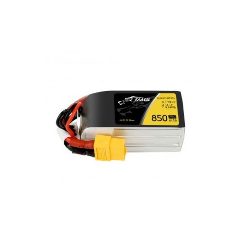 Gens Ace Tattu Lipó Akkumulátor 850mAh 3s (11,1V) 75/150C, XT60 csatlakozó.