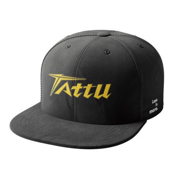 Tattu Pro Fekete Baseball Sapka, Sárga felirattal. (1db)