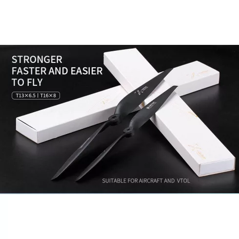 T-Motor TS13x6,5 (13x6,5") Fekete Carbon Polimer propeller.(1db)