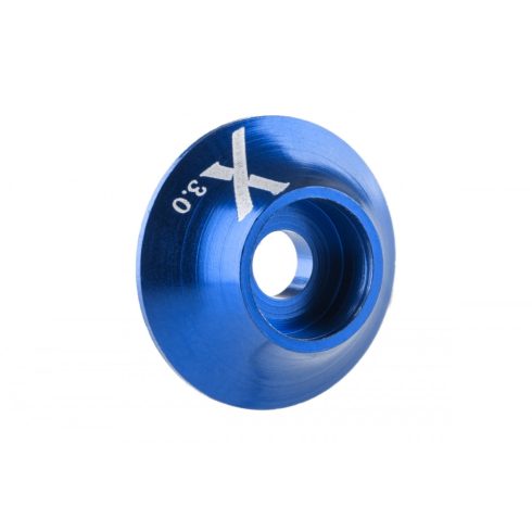 Extreme Flight Fém alátét O-gyűrűvel 3mm-e furat, kék, 10db