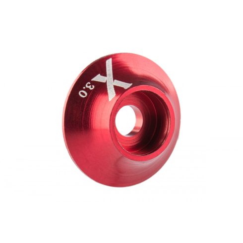 Extreme Flight Fém alátét O-gyűrűvel 3mm-e furat, piros, 10db
