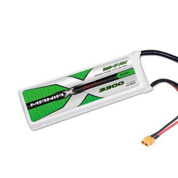   ManiaX Power LiPo 2S (7,4V) 3300mAh 30/60C Akkumulátor, XT60 csatlakozó.