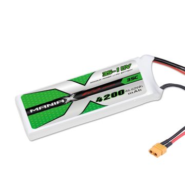   ManiaX Power LiPo 3S (11,1V) 4200mAh 35/70C Akkumulátor, XT60 csatlakozó.
