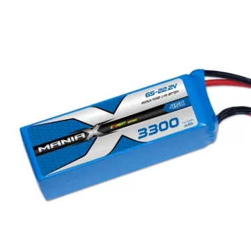   ManiaX Power LiPo 6S (22,2V) 3300mAh 45/90C eXpert Akkumulátor, XT90 Anti Spark csatlakozó.