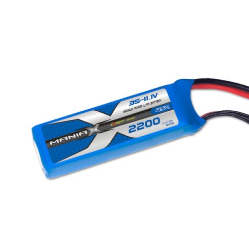 ManiaX Power LiPo 3S (11,1V) 2200mAh 45/90C eXpert Akkumulátor, XT60 csatlakozó.