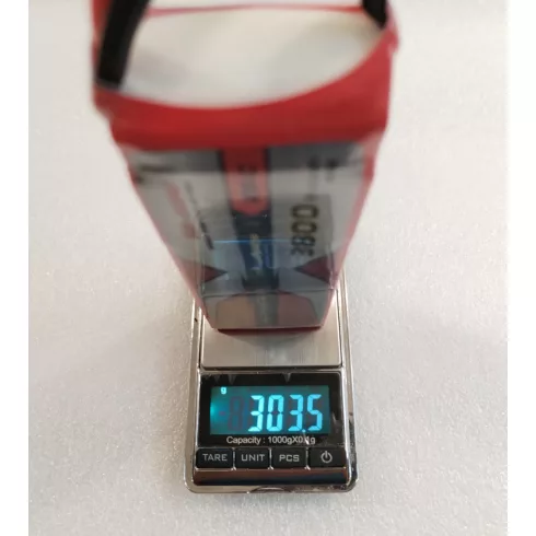 ManiaX Power LiFePO4 3S (9,9V) 3800mAh 25/50C Akkumulátor, XT60 csatlakozó.