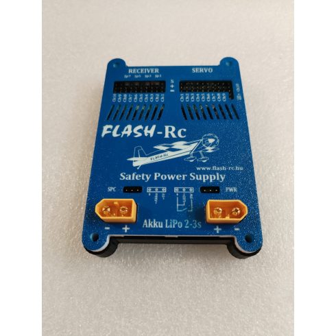 Flash-Rc Safety Power Supply (Biztonsági tápegység), Dugókapcsolóval, Zöld visszjelző leddel. (5 színsémában)