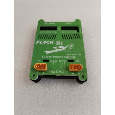 Flash-Rc Safety Power Supply (Biztonsági tápegység), Dugókapcsolóval, Zöld visszjelző leddel. (5 színsémában)