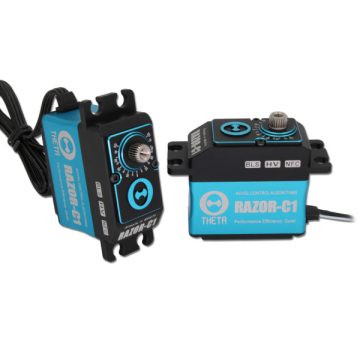   THETA RAZOR-C1 Brushless HV Digitális NFC Programozható Szervó ( 0,056sec 48Kg/8,4V )